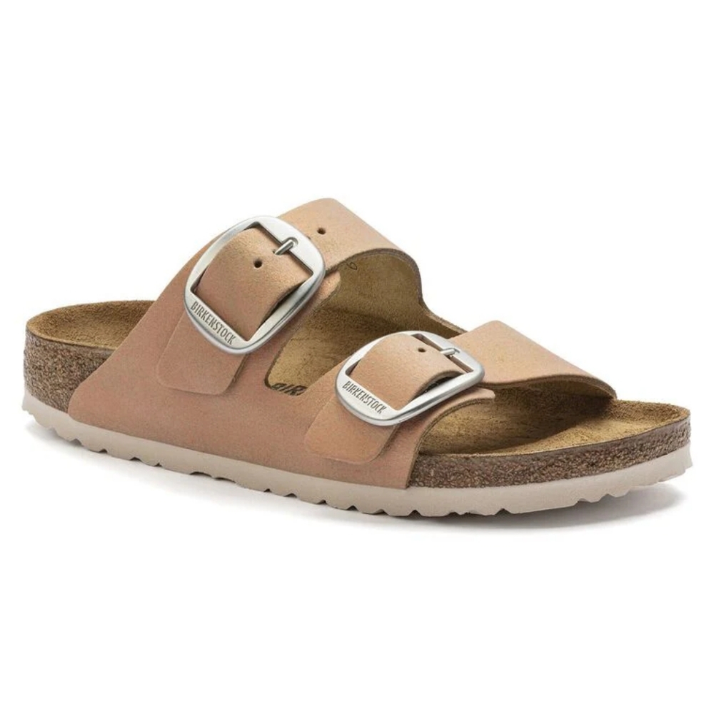 Birkenstock Arizona Big Buckle Leather Washed Metallic Copper Size 39 - Picture 6 of 12